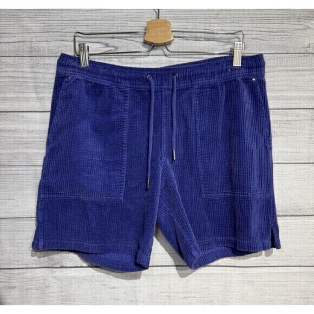 BP PURPLE Corduroy Drawstring Shorts Cargo Pockets, Men’s Size M